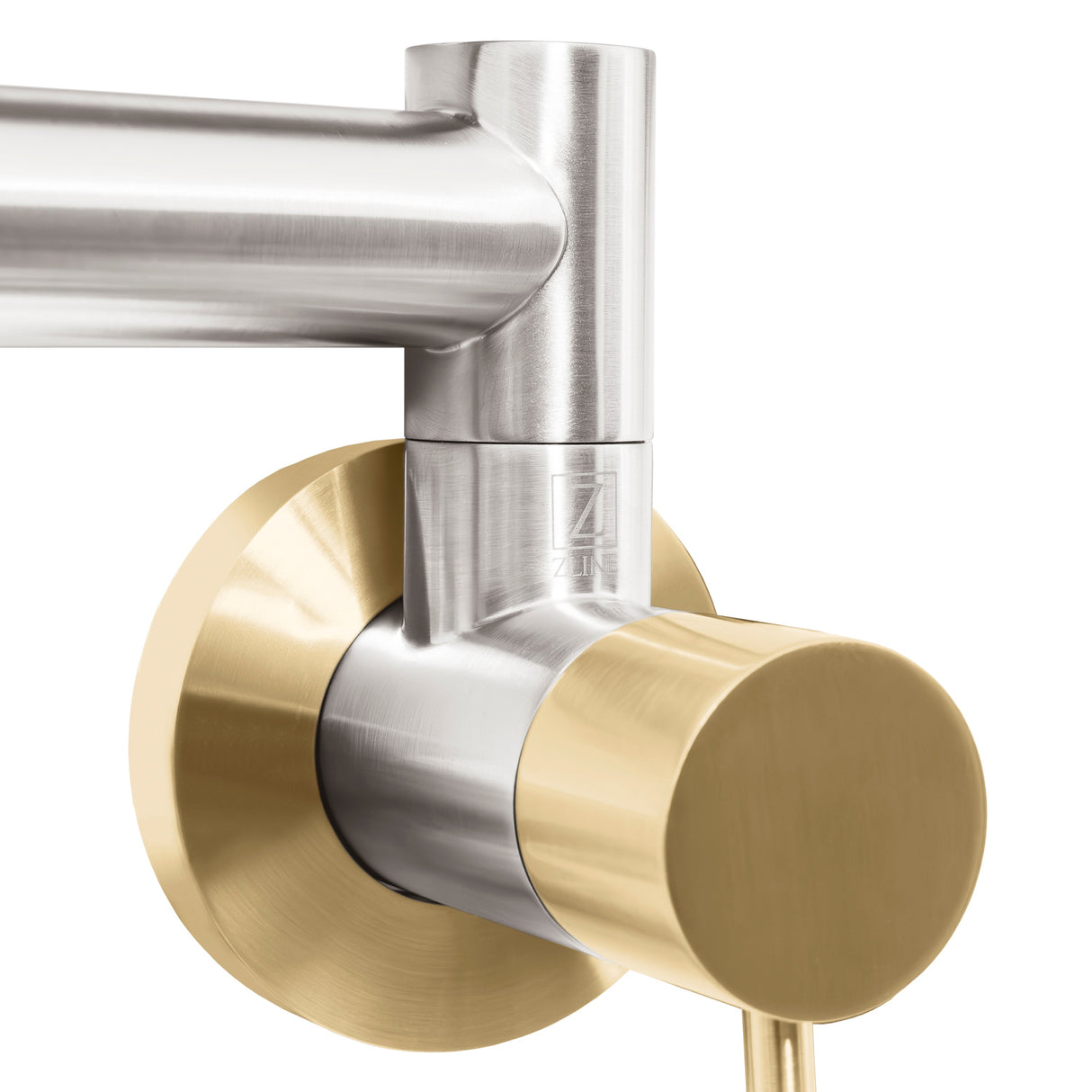 ZLINE Autograph Edition Gemini Pot Filler in Brushed Nickel and Champagne Bronze (GEM-FPF-ZBNCB)