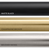 ZLINE Autograph Edition Apollo Pull Down Spring Single Handle Kitchen Faucet in Matte Black and Champagne Bronze (APL-KF-ZMBCB)