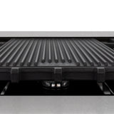 ZLINE Autograph Edition 48 in. 6.0 cu. ft. Legacy Dual Fuel Range with 7 Burner Gas Cooktop and 2 Electric Ovens in Satin Stainless Steel with Black Matte Doors and Champagne Bronze Accents (RASZ-BLM-48-CB)