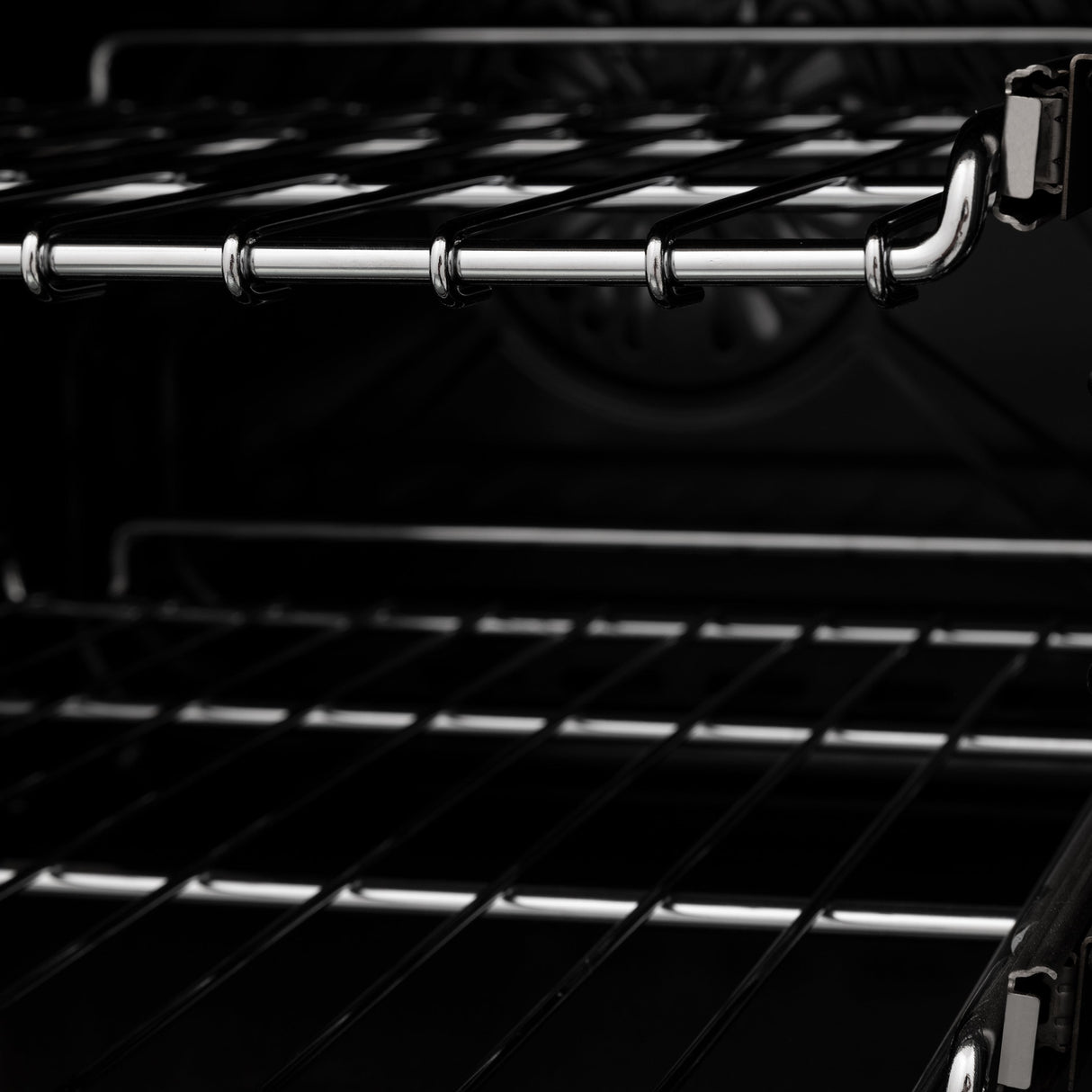 ZLINE Autograph Edition 48 in. 6.0 cu. ft. Legacy Dual Fuel Range with 7 Burner Gas Cooktop and 2 Electric Ovens in Satin Stainless Steel with Black Matte Doors and Polished Gold Accents (RASZ-BLM-48-G)