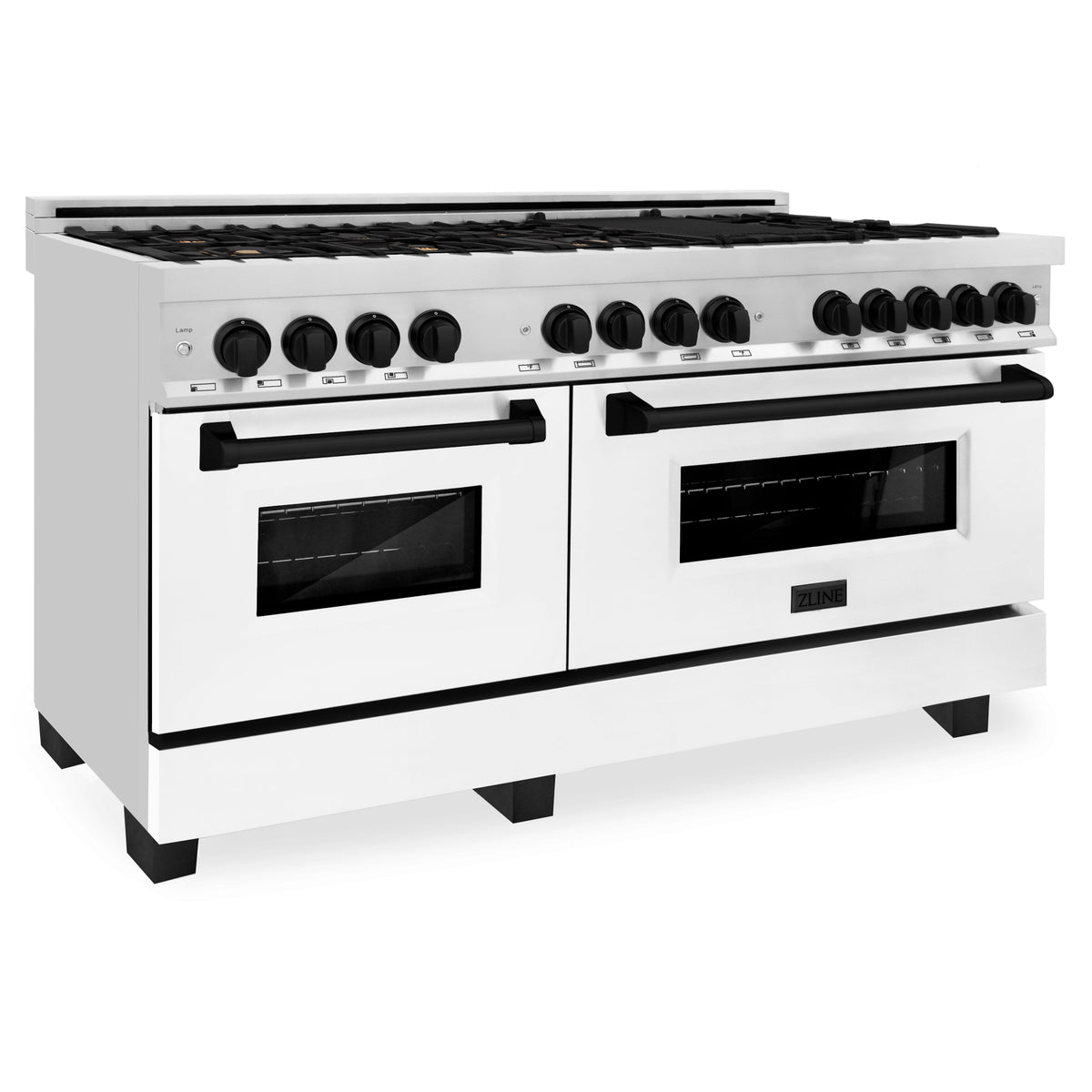 ZLINE Autograph Edition 60 in. 7.4 cu. ft. Legacy Dual Fuel Range with ...