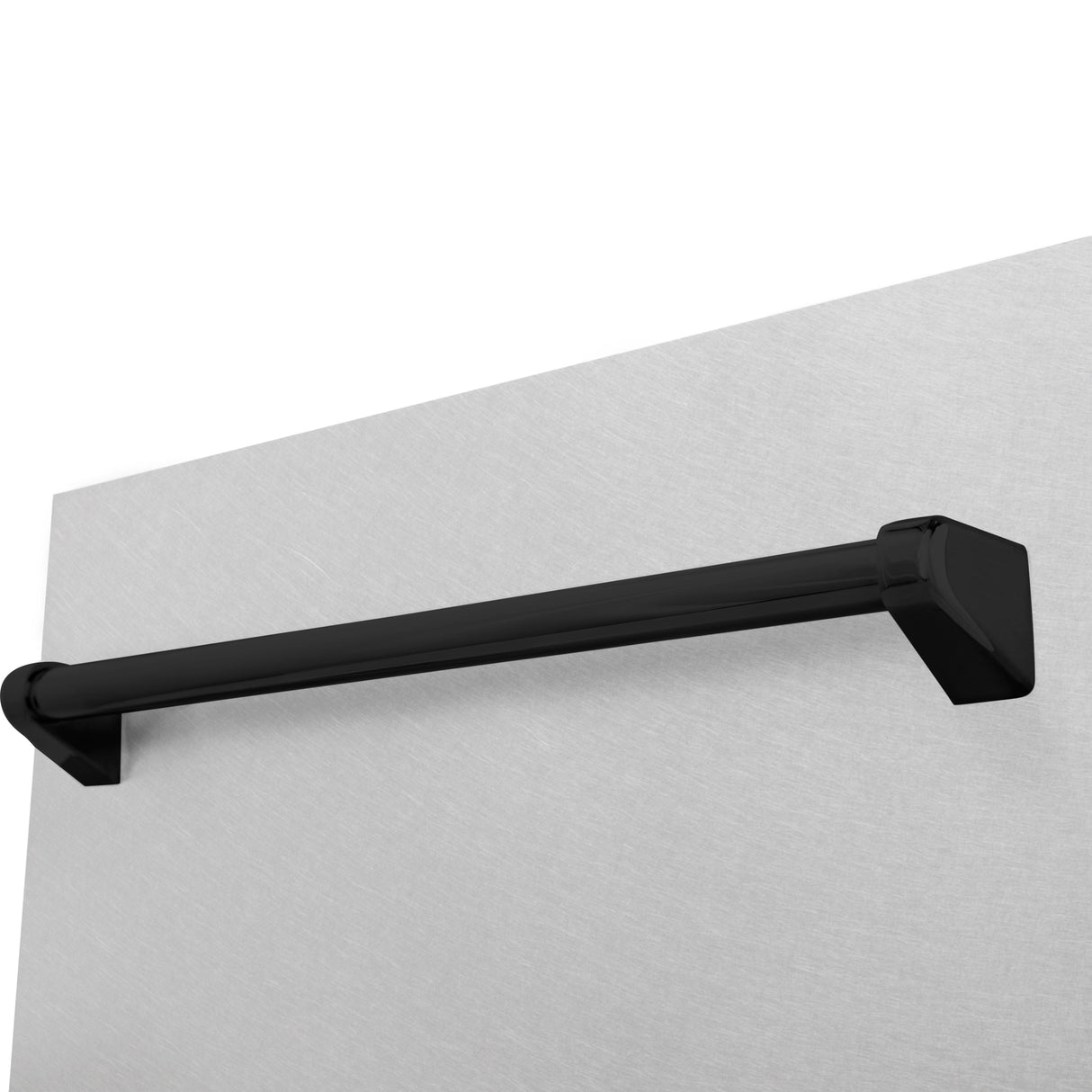 ZLINE Autograph Edition 18” Tallac Series 3rd Rack Top Control Built-In Dishwasher in Fingerprint Resistant Stainless Steel with Matte Black Handle, 51dBa (DWVZ-SN-18-MB)