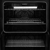 ZLINE 30 in. Autograph Edition Professional True Convection Single Wall Oven with Air Fry and Self Clean in Satin Stainless Steel with Champagne Bronze Handle (WASSZ-30-CB)