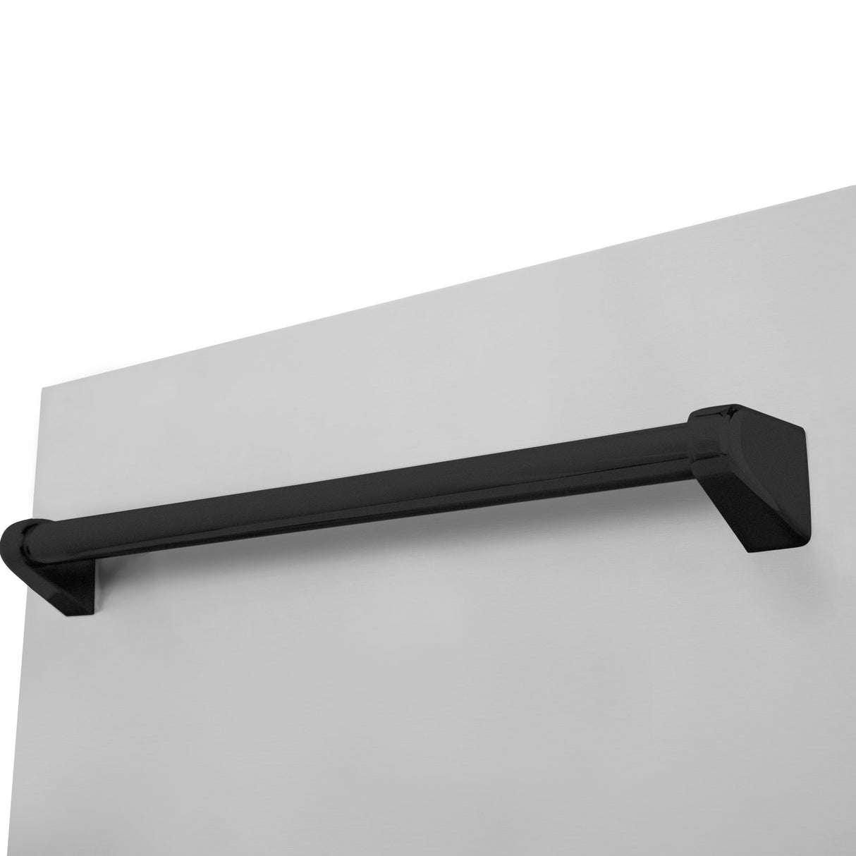 ZLINE Autograph Edition 18” Tallac Series 3rd Rack Top Control Built-In Dishwasher in Stainless Steel with Matte Black Handle, 51dBa (DWVZ-304-18-MB)