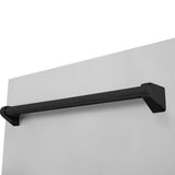 ZLINE Autograph Edition 18” Tallac Series 3rd Rack Top Control Built-In Dishwasher in Stainless Steel with Matte Black Handle, 51dBa (DWVZ-304-18-MB)