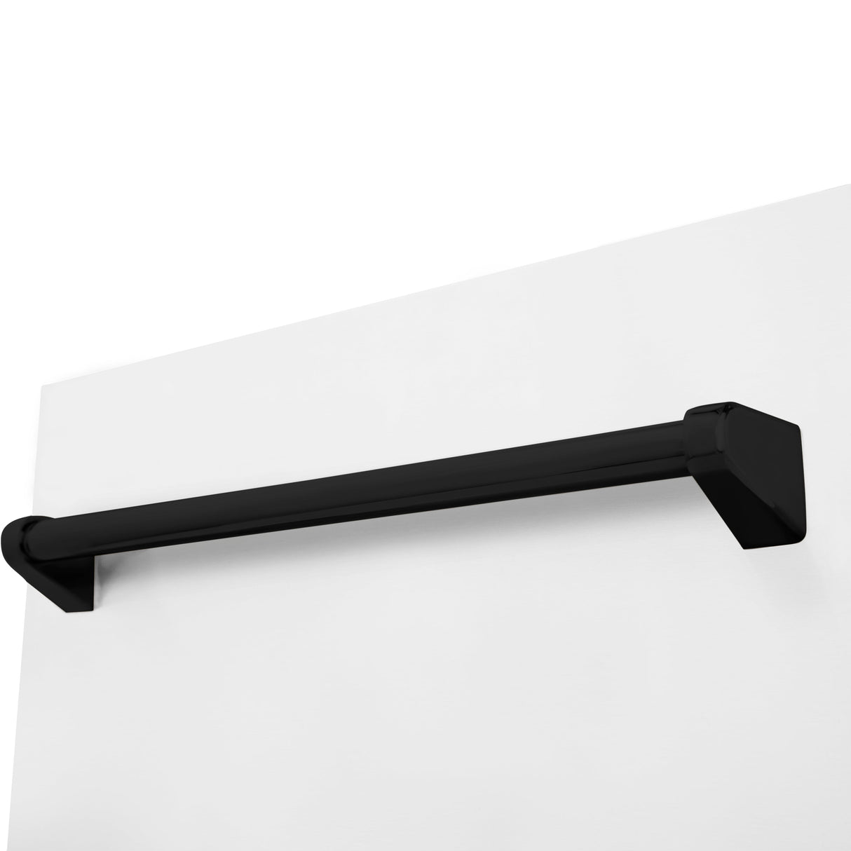 ZLINE Autograph Edition 18” Tallac Series 3rd Rack Top Control Built-In Dishwasher in White Matte with Matte Black Handle, 51dBa (DWVZ-WM-18-MB)