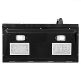 ZLINE 1.5 cu. ft. Over the Range Convection Microwave Oven in Black Stainless Steel with Traditional Handle and Sensor Cooking (MWO-OTR-H-30-BS)