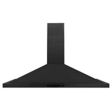 ZLINE 42" Convertible Vent Wall Mount Range Hood in Black Stainless Steel (BSKBN-42)