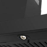 ZLINE 36" Convertible Vent Wall Mount Range Hood in Black Stainless Steel (BSKEN-36)