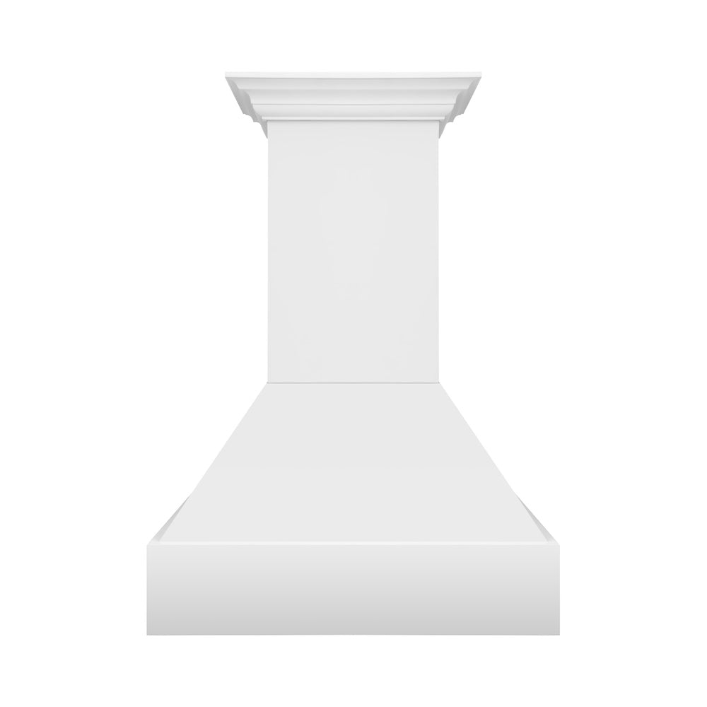 ZLINE 30 in. Wooden Wall Mount Range Hood in Rustic Bright White Finish (355WW-30)