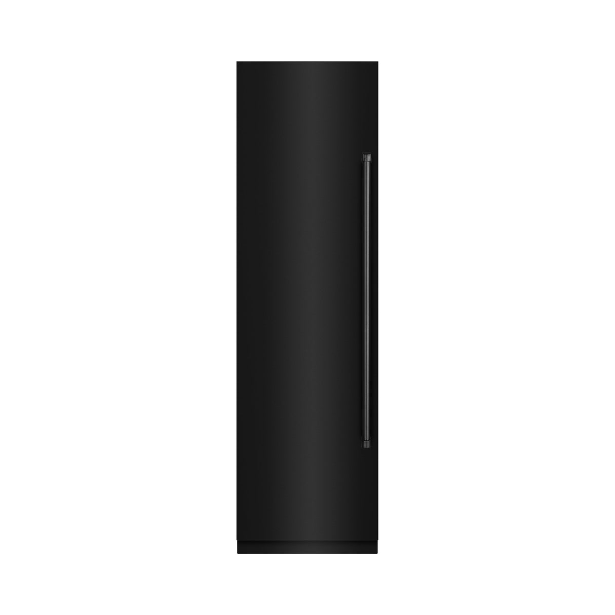 ZLINE 24 in. 12.4 cu. ft. Column Freezer in Black Stainless Steel with Graphite Gray Interior (RCFV-BS-24)