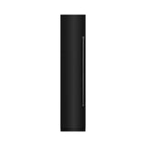 ZLINE 18 in. 8.6 cu. ft. Left Hinge Column Freezer in Black Stainless Steel with Graphite Gray Interior (RCFVL-BS-18)