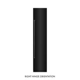 ZLINE 18 in. 8.6 cu. ft. Right Hinge Column Freezer in Black Stainless Steel with Graphite Gray Interior (RCFVR-BS-18)