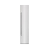 ZLINE 18 in. 8.6 cu. ft. Right Hinge Column Freezer in Satin Stainless Steel with Graphite Gray Interior (RCFVR-SN-18)