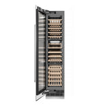 ZLINE 18 in. 9.0 cu. ft. Triple Zone 68 Bottle Left Hinge Column Wine Cooler in Satin Stainless Steel (RCWVL-SN-18)