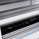 ZLINE 36 in. 19.8 cu. ft. Built-In Bottom Freezer Refrigerator with Water Dispenser and Ice Maker in Satin Stainless Steel (RBIT-SN-36)