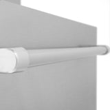 ZLINE 30 in. 16.1 cu. ft. Built-In Bottom Freezer Refrigerator with Water Dispenser and Ice Maker in Satin Stainless Steel (RBIV-SN-30)