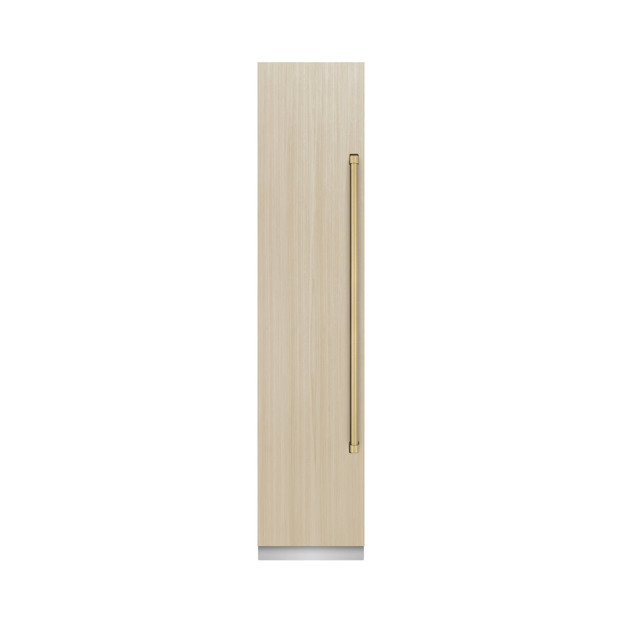 ZLINE Autograph Edition 18 in. 8.6 cu. ft. Panel Ready Left Hinge Column Freezer with Graphite Gray Interior and Champagne Bronze Accents (RBCFVLZ-18-CB)