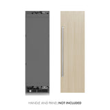 ZLINE 24 in. 12.5 cu. ft. Panel Ready Column Refrigerator with Graphite Gray Interior (RBCRV-24)