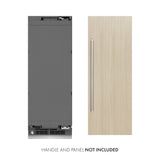 ZLINE Autograph Edition 24 in. 12.5 cu. ft. Column Refrigerator in Stainless Steel with Graphite Gray Interior and Champagne Bronze Accents (RCRVZ-30424-CB)