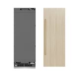ZLINE Autograph Edition 30 in. 16.7 cu. ft. Panel Ready Column Refrigerator with Graphite Gray Interior and Polished Gold Accents (RBCRVZ-30-G)