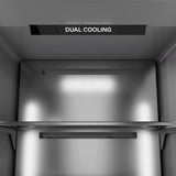ZLINE Autograph Edition 30 in. 16.7 cu. ft. Panel Ready Column Refrigerator with Graphite Gray Interior and Matte Black Accents (RBCRVZ-30-MB)