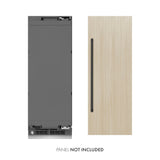 ZLINE Autograph Edition 30 in. 16.7 cu. ft. Panel Ready Column Refrigerator with Graphite Gray Interior and Matte Black Accents (RBCRVZ-30-MB)