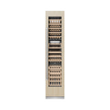 ZLINE 18 in. 9.0 cu. ft. Triple Zone 68 Bottle Panel Ready Right Hinge Column Wine Cooler (RBCWVR-18)