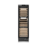 ZLINE Autograph Edition 24 in. 12.4 cu. ft. Triple Zone 100 Bottle Panel Ready Column Wine Cooler with Champagne Bronze Accents (RBCWVZ-24-CB)