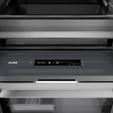 ZLINE 24 in. 12.4 cu. ft. Column Freezer in Stainless Steel with Graphite Gray Interior (RCFV-304-24)