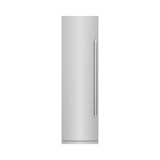 ZLINE 24 in. 12.4 cu. ft. Column Freezer in Stainless Steel with Graphite Gray Interior (RCFV-304-24)