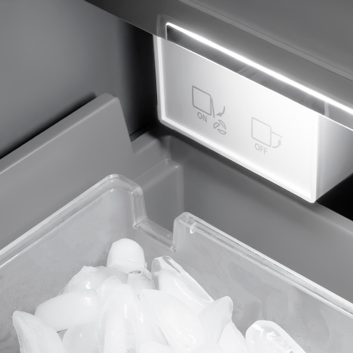 ZLINE 18 in. 8.6 cu. ft. Left Hinge Column Freezer in Stainless Steel with Graphite Gray Interior (RCFVL-304-18)