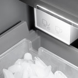 ZLINE 18 in. 8.6 cu. ft. Left Hinge Column Freezer in Stainless Steel with Graphite Gray Interior (RCFVL-304-18)