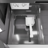 ZLINE 18 in. 8.6 cu. ft. Left Hinge Column Freezer in Stainless Steel with Graphite Gray Interior (RCFVL-304-18)