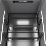 ZLINE 30 in. 16.7 cu. ft. Column Refrigerator in White Matte with Graphite Gray Interior (RCRV-WM-30)