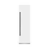 ZLINE 30 in. 16.7 cu. ft. Column Refrigerator in White Matte with Graphite Gray Interior (RCRV-WM-30)