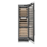 ZLINE 24 in. 12.4 cu. ft. Triple Zone 100 Bottle Column Wine Cooler in White Matte (RCWV-WM-24)
