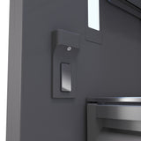 ZLINE 60 in. 32.2 cu. ft. French Door Built-In Bottom Freezer Refrigerator with Water Dispensers and Ice Makers in White Matte with Graphite Gray Interior (GRBIV-WM-60)