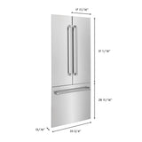 ZLINE 36" Refrigerator Panels in Stainless Steel for a 36" Built-in Refrigerator (RPBIV-304-36)