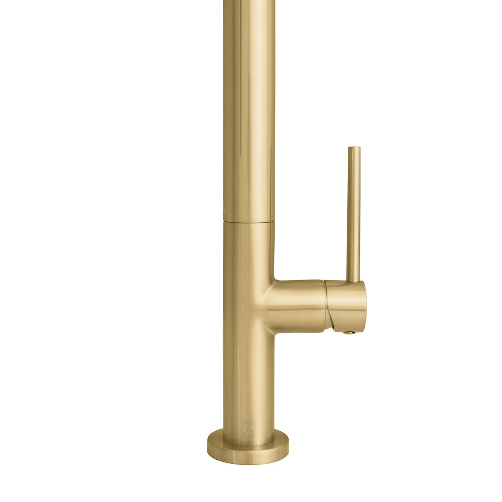 ZLINE Incline Kitchen Faucet in Champagne Bronze (INC-KF-CB)