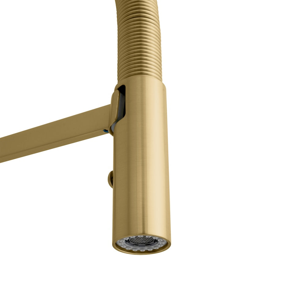 ZLINE Incline Kitchen Faucet in Champagne Bronze (INC-KF-CB)