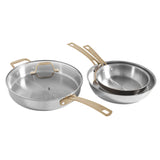 ZLINE 10-Piece Non-Toxic Stainless Steel Cookware Set (CWSETL-ST-10)