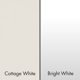 ZLINE 30 in. Wooden Wall Mount Range Hood in Rustic Shiplap Bright White Finish with Stainless Steel Accents (365WW-30)