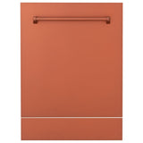 ZLINE 24" Tallac Dishwasher Panel in Copper with Traditional Handle (DPV-C-24)