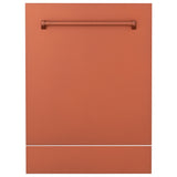 ZLINE 24" Tallac Dishwasher Panel in Copper with Traditional Handle (DPV-C-24)