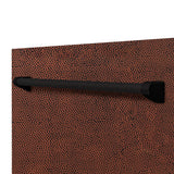 ZLINE 24" Monument Dishwasher Panel in Hand Hammered Copper with Traditional Handle (DPMT-HH-24)