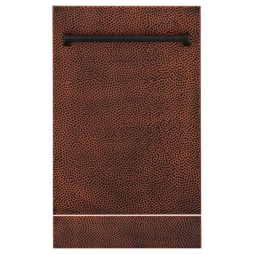 ZLINE 18" Tallac Dishwasher Panel in Hand-Hammered with Traditional Handle (DPV-HH-18)