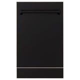ZLINE 18" Tallac Dishwasher Panel in Oil Rubbed Bronze with Traditional Handle (DPV-ORB-18)