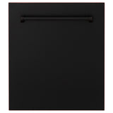 ZLINE 24" Tallac Dishwasher Panel in Oil Rubbed Bronze with Traditional Handle (DPV-ORB-24)