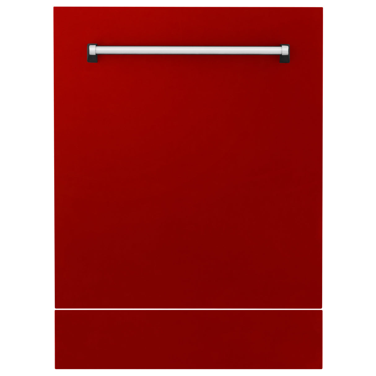 ZLINE 24" Tallac Dishwasher Panel in Red Gloss with Traditional Handle (DPV-RG-24)